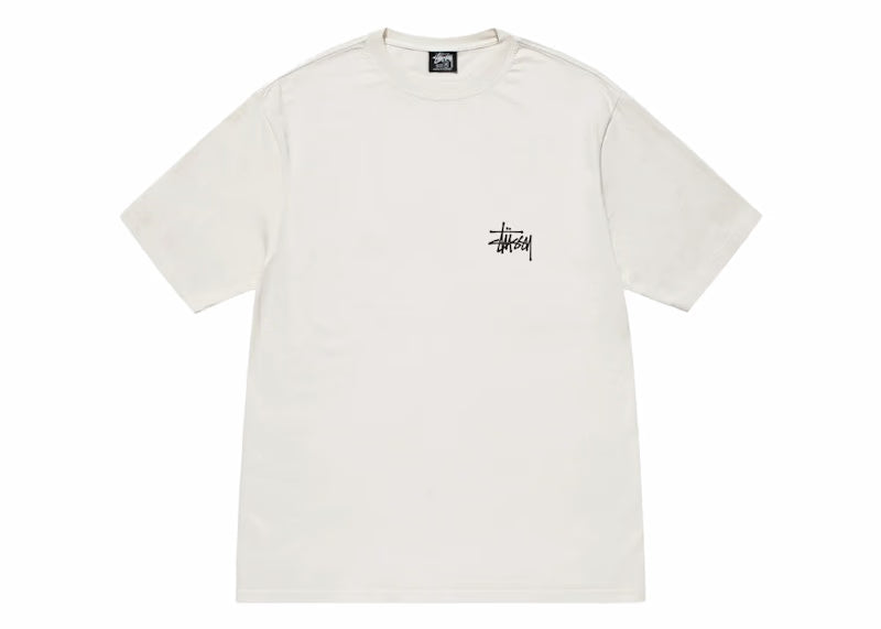 Stussy Basic Pigment Dyed T-Shirt Natural - vue vue 2