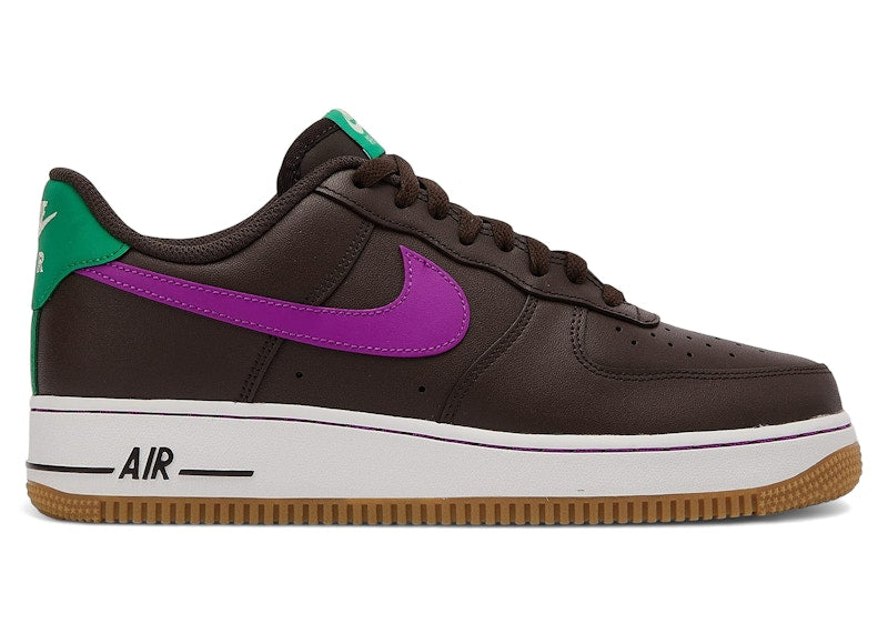 Nike Air Force 1 Low 07 Baroque Brown Vivid Purple - Baroque Brown/Vivid Purple/Stadium Green/Light Khaki - IM2368-237