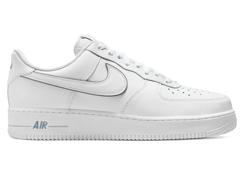 Nike Air Force 1 Low 07 Lv8 White Silver Wolf Grey - White/Metallic Silver/Wolf Grey/White - IQ5228-100