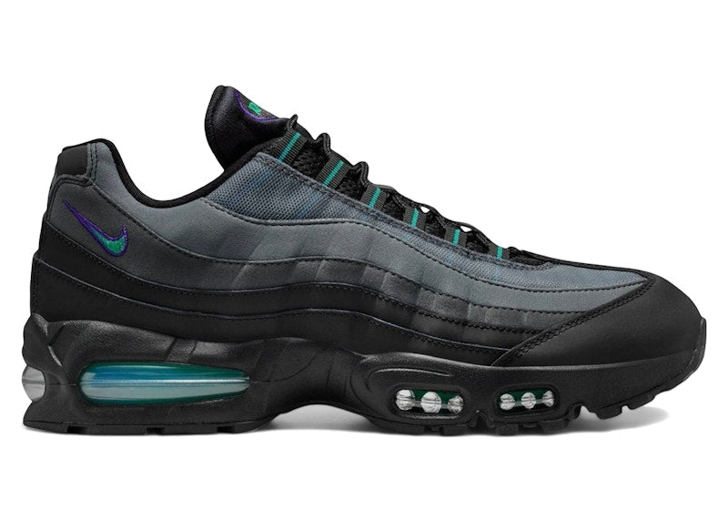 Nike Air Max 95 Og Big Bubble Black Grape - Black/Iron Grey/Court Purple/Dusty Cactus - IQ7601-010