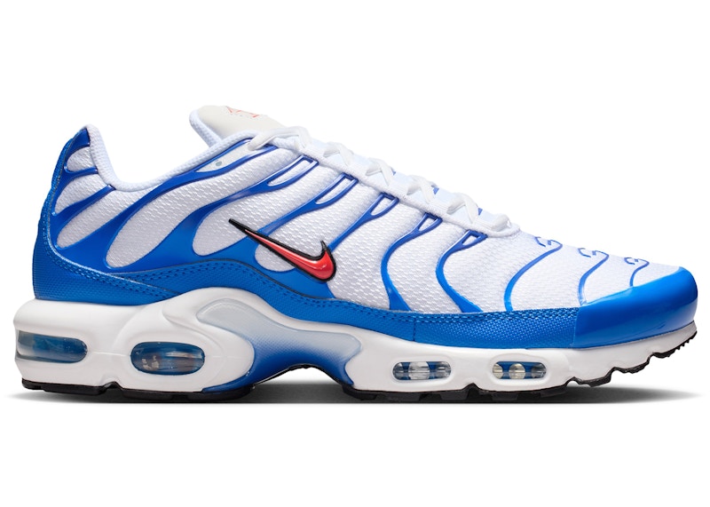 Nike Air Max Plus Knicks White Signal Blue - White/Signal Blue/Old Royal/Team Orange - DM0032-107