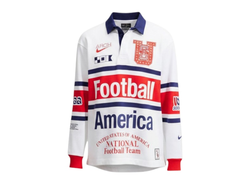 Nike X Usmnt X Vaa L S Rugby Top White - IM3227-100