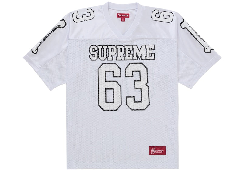 Supreme Bones Football Jersey White - supreme-bones-football-jersey-white