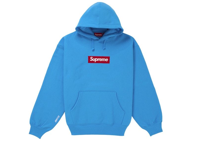 Supreme Box Logo Hooded Sweatshirt Fw25 Blue - supreme-box-logo-hooded-sweatshirt-fw25-blue