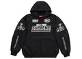 Supreme Football Zip Up Hooded Sweatshirt Fw25 Black