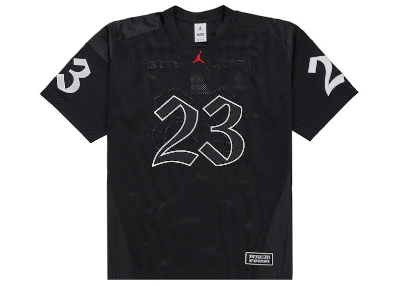 Supreme Jordan Jersey Ss26 Black - supreme-jordan-jersey-ss26-black