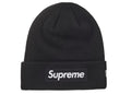 Supreme New Era Box Logo Beanie Fw24 Black - supreme-new-era-box-logo-beanie-fw24-black
