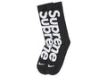 Supreme Nike Lightweight Crew Socks Black - supreme-nike-lightweight-crew-socks-black