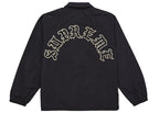 Supreme Old English Arc Coaches Jacket Black - supreme-old-english-arc-coaches-jacket-black