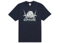 Supreme Origami Tee Navy - supreme-origami-tee-navy