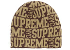 Supreme Reversible Camo Beanie Brown - supreme-reversible-camo-beanie-brown
