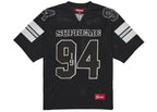 Supreme Sequin Football Jersey Black - supreme-sequin-football-jersey-black