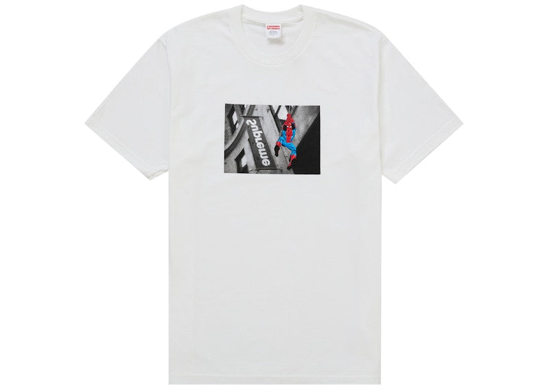 Supreme Spider Man Tee White - supreme-spider-man-tee-white