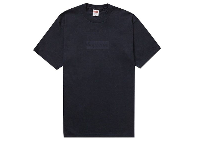 Supreme Tonal Box Logo Tee Black - supreme-tonal-box-logo-tee-black
