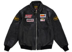 Supreme Vanson Leathers Spider Man Jacket Black - supreme-vanson-leathers-spider-man-jacket-black
