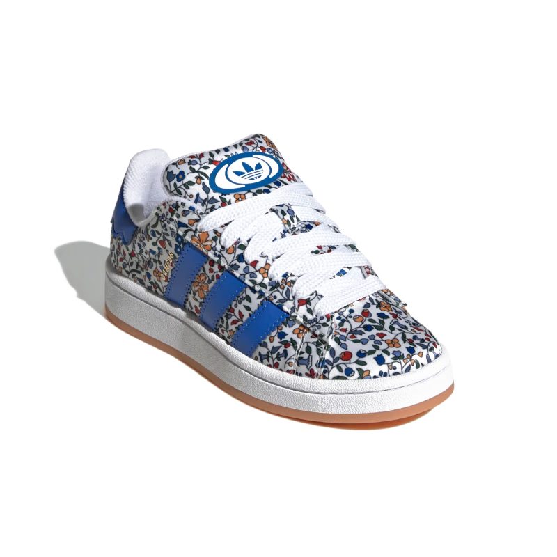 adidas Campus 00s Liberty London Blue Floral (GS) - vue trois quarts avant