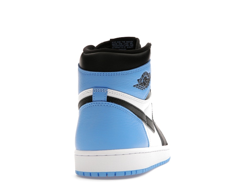 Air Jordan 1 High OG Unc Toe, vista a 360 gradi 29 di 36