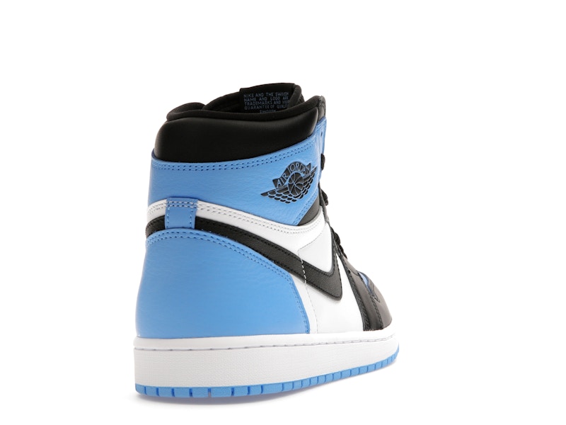Air Jordan 1 High OG Unc Toe, vista a 360 gradi 30 di 36