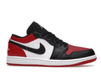 Air Jordan 1 Low Bred Toe, vista a 360 gradi 2 di 36