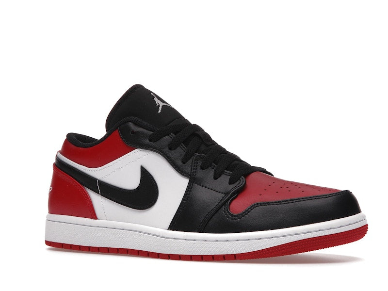 Air Jordan 1 Low Bred Toe, vista a 360 gradi 4 di 36