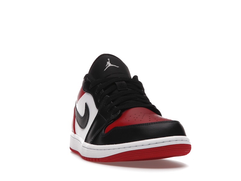 Air Jordan 1 Low Bred Toe, vista a 360 gradi 8 di 36