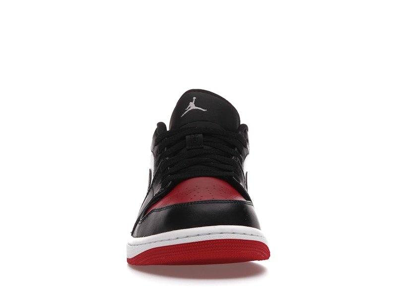 Air Jordan 1 Low Bred Toe, vista a 360 gradi 10 di 36