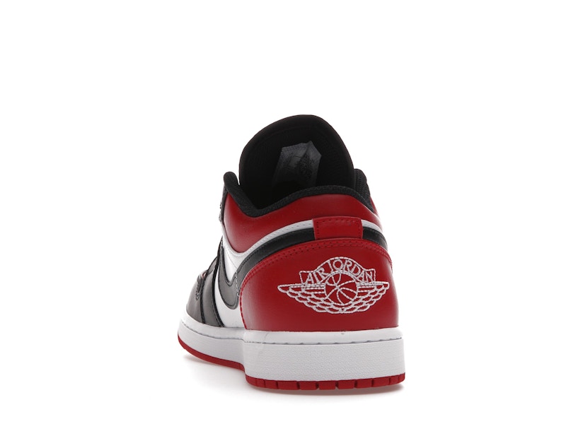 Air Jordan 1 Low Bred Toe, vista a 360 gradi 27 di 36