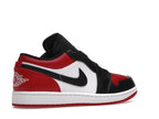 Air Jordan 1 Low Bred Toe, vista a 360 gradi 34 di 36