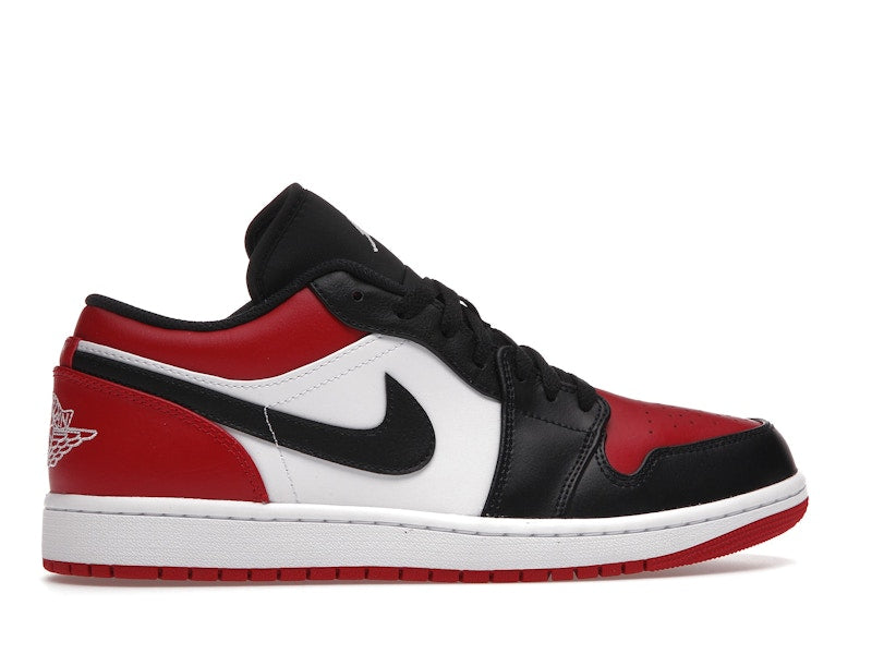 Air Jordan 1 Low Bred Toe, vista a 360 gradi 36 di 36