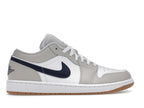 Air Jordan 1 Low Midnight Navy Neutral Grey, vista a 360 gradi 36 di 36