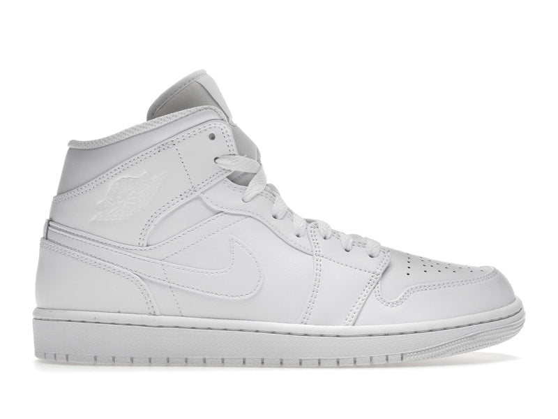 Air Jordan 1 Mid Triple White (2022), vista a 360 gradi 1 di 36