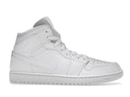 Air Jordan 1 Mid Triple White (2022), vista a 360 gradi 2 di 36