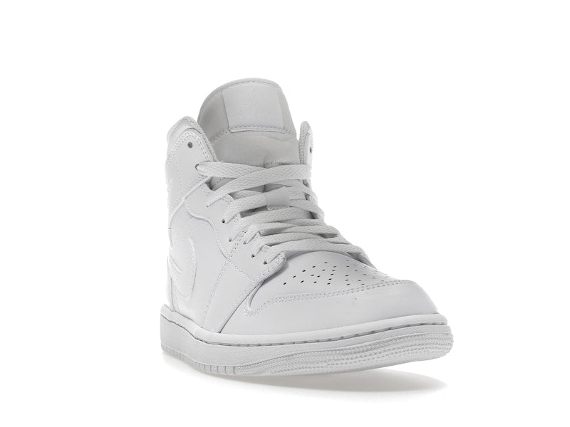 Air Jordan 1 Mid Triple White (2022), vista a 360 gradi 8 di 36