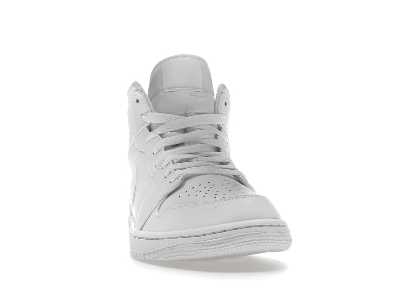Air Jordan 1 Mid Triple White (2022), vista a 360 gradi 9 di 36
