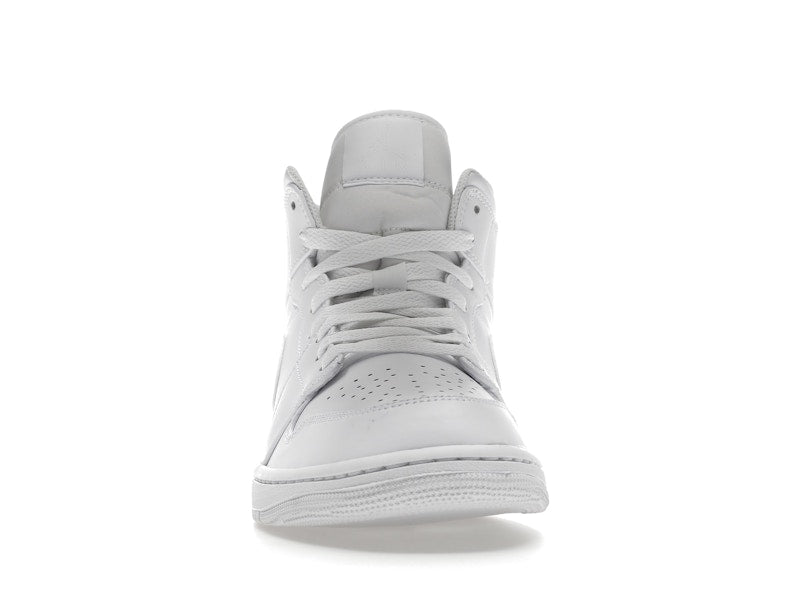 Air Jordan 1 Mid Triple White (2022), vista a 360 gradi 10 di 36