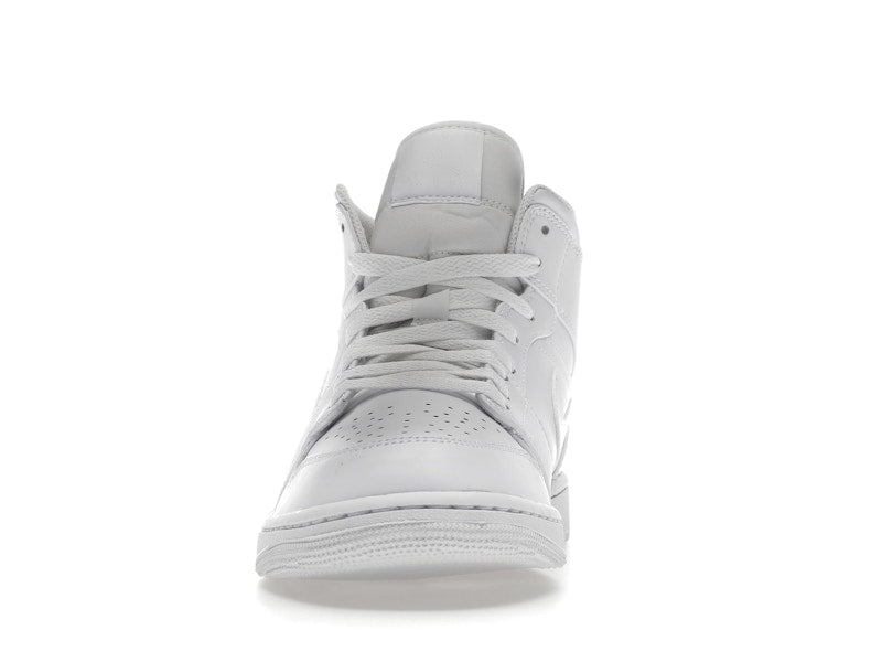 Air Jordan 1 Mid Triple White (2022), vista a 360 gradi 11 di 36