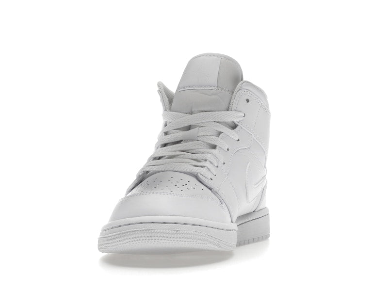 Air Jordan 1 Mid Triple White (2022), vista a 360 gradi 12 di 36