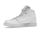 Air Jordan 1 Mid Triple White (2022), vista a 360 gradi 16 di 36