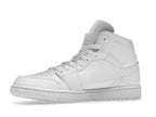 Air Jordan 1 Mid Triple White (2022), vista a 360 gradi 17 di 36