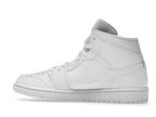 Air Jordan 1 Mid Triple White (2022), vista a 360 gradi 21 di 36