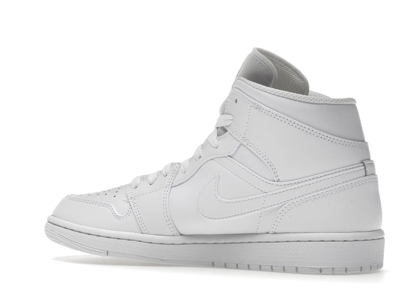 Air Jordan 1 Mid Triple White (2022), vista a 360 gradi 22 di 36