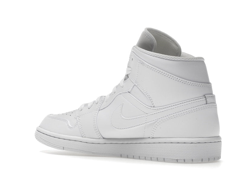 Air Jordan 1 Mid Triple White (2022), vista a 360 gradi 23 di 36
