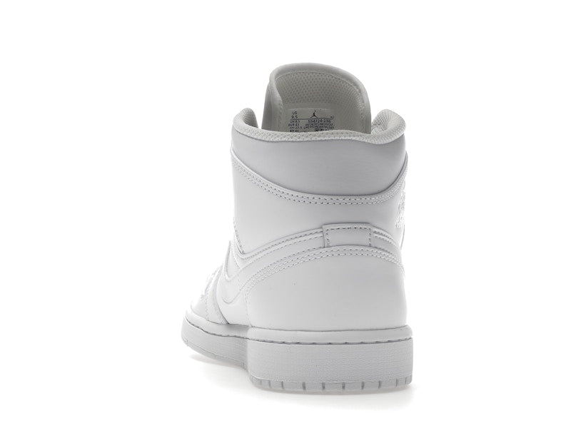 Air Jordan 1 Mid Triple White (2022), vista a 360 gradi 27 di 36