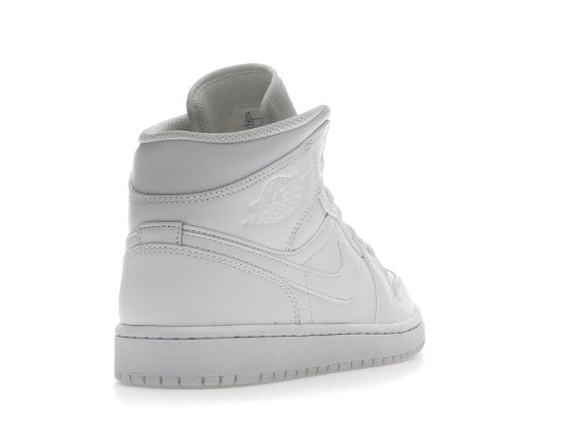 Air Jordan 1 Mid Triple White (2022), vista a 360 gradi 31 di 36