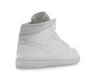 Air Jordan 1 Mid Triple White (2022), vista a 360 gradi 32 di 36