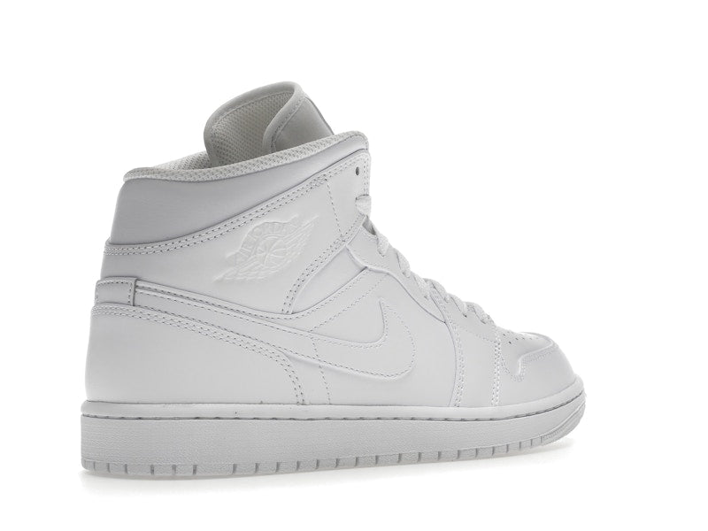 Air Jordan 1 Mid Triple White (2022), vista a 360 gradi 33 di 36