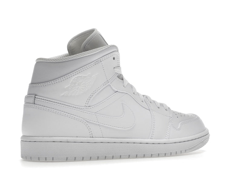 Air Jordan 1 Mid Triple White (2022), vista a 360 gradi 34 di 36