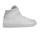 Air Jordan 1 Mid Triple White (2022), vista a 360 gradi 35 di 36