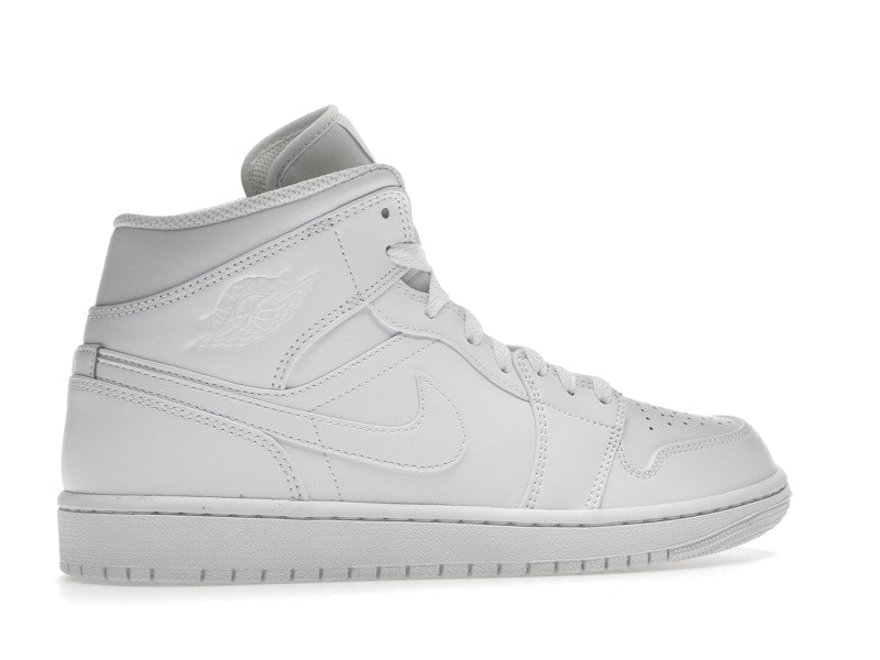 Air Jordan 1 Mid Triple White (2022), vista a 360 gradi 35 di 36