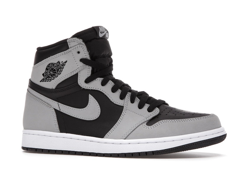 Air Jordan 1 Retro High Black White Light Smoke Grey